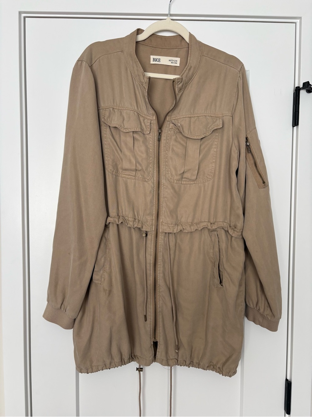 BKE Utility Trench Coat Grunge‎ Bohemian Indie M